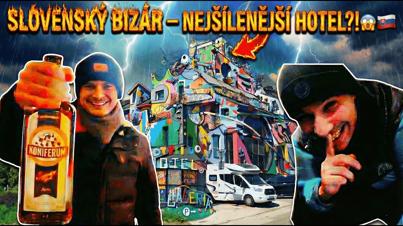 🔥 Přespali jsme v NEJŠÍLENĚJŠÍM hotelu v Evropě 😱 | Slovenská TOUR #1
