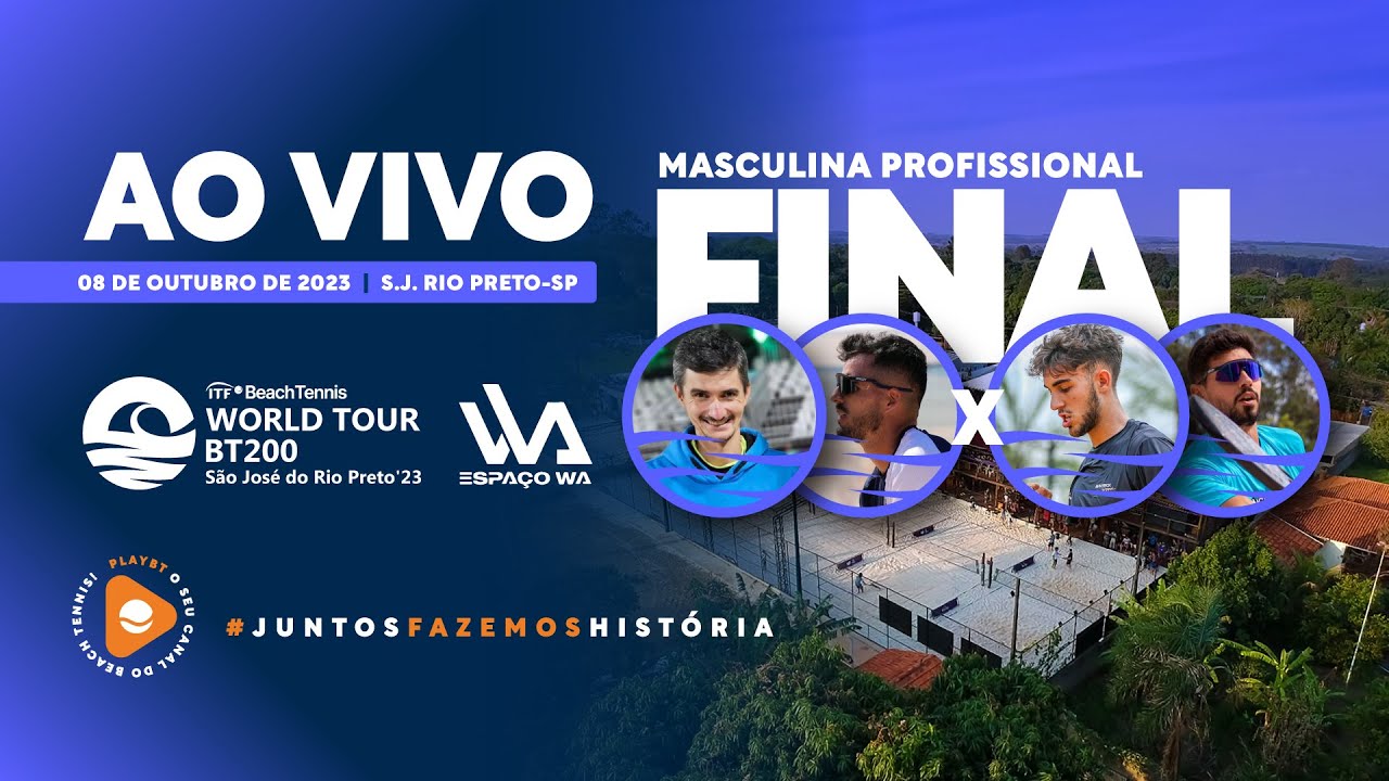 FINAL: LEONARDO BRANCO / HUGO RUSSO  X NIKITA BURMAKIN/ANTOMI RAMOS - ITF BT 200 - SJ RIO PRETO