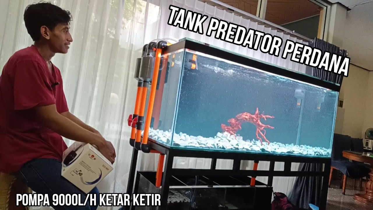 Pertama Kali Punya Tank !! 150x60x60 Langsung Instal Tabung Over flow fitting pipa Ty. Jaksel!
