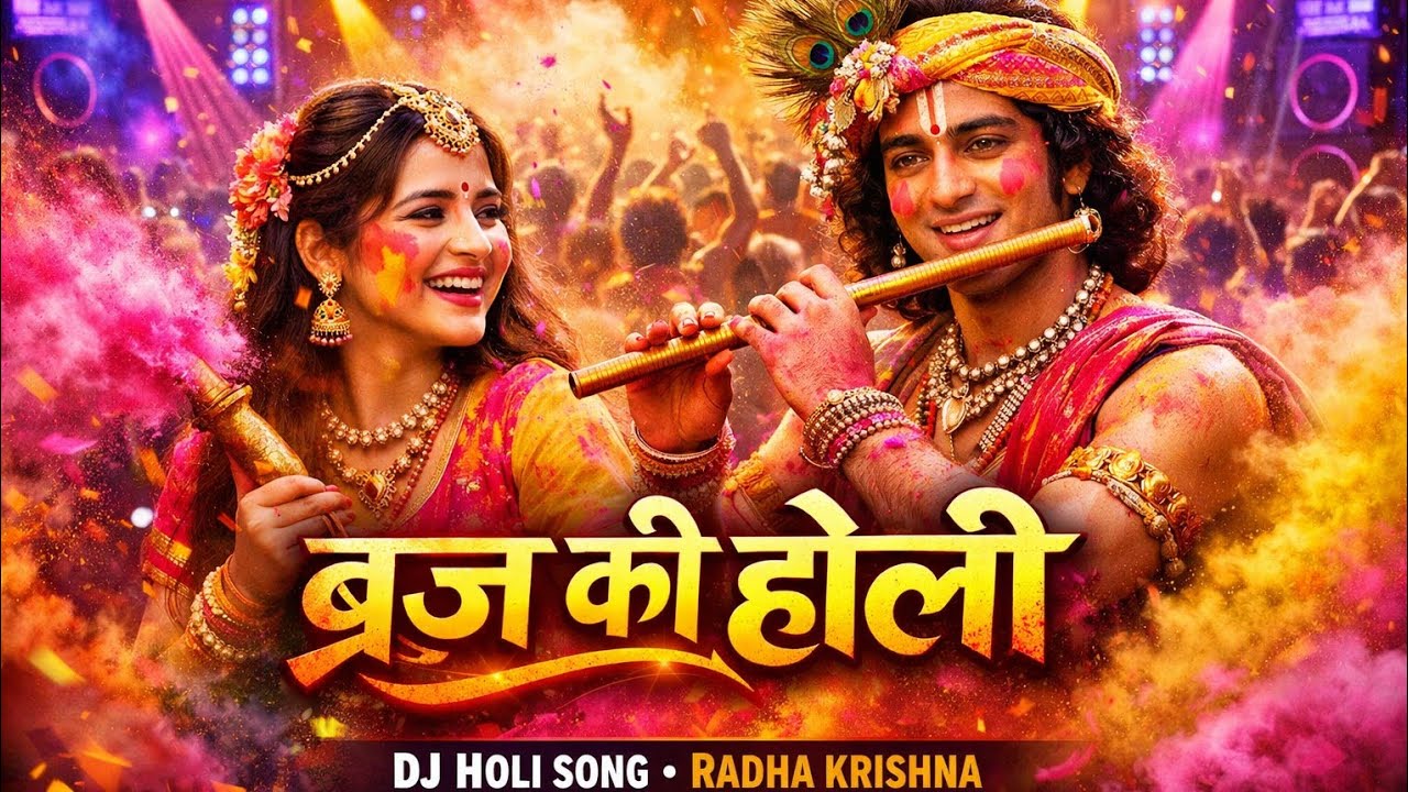 ब्रज की होली खेले राधे श्याम | Braj Holi DJ Song 2026 | Radha Krishna Holi Special