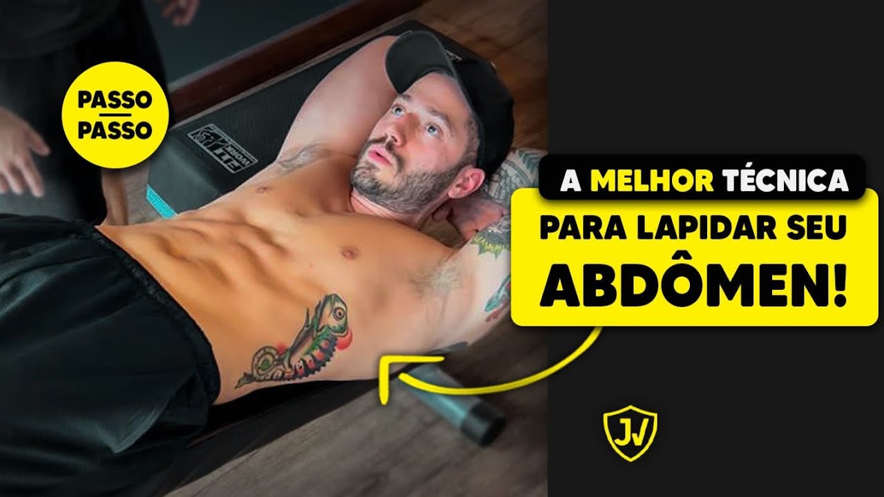 A melhor forma de realizar um abdominal. (supra no banco inclinado)