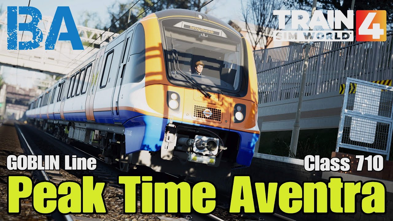Peak Time Aventra - London Overground GOBLIN Line - Class 710 - Train Sim World 4