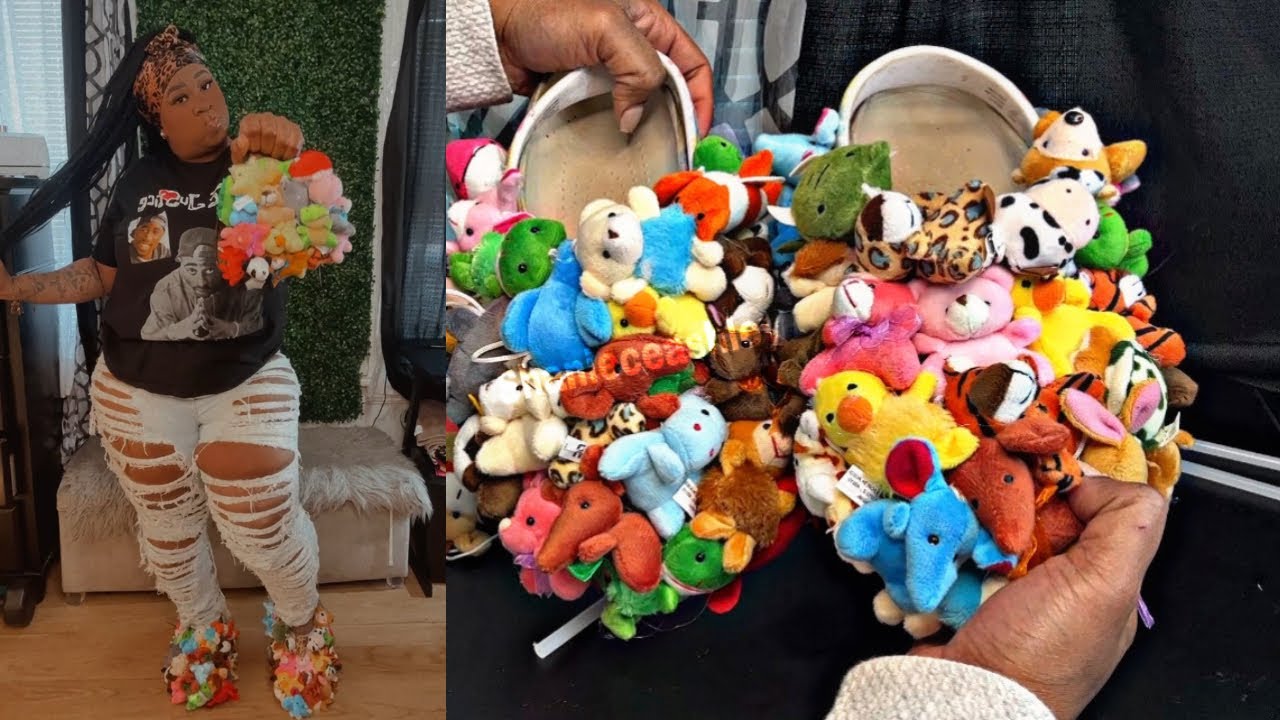 DIY I Y2K PLUSH STUFFED ANIMAL CROCS 