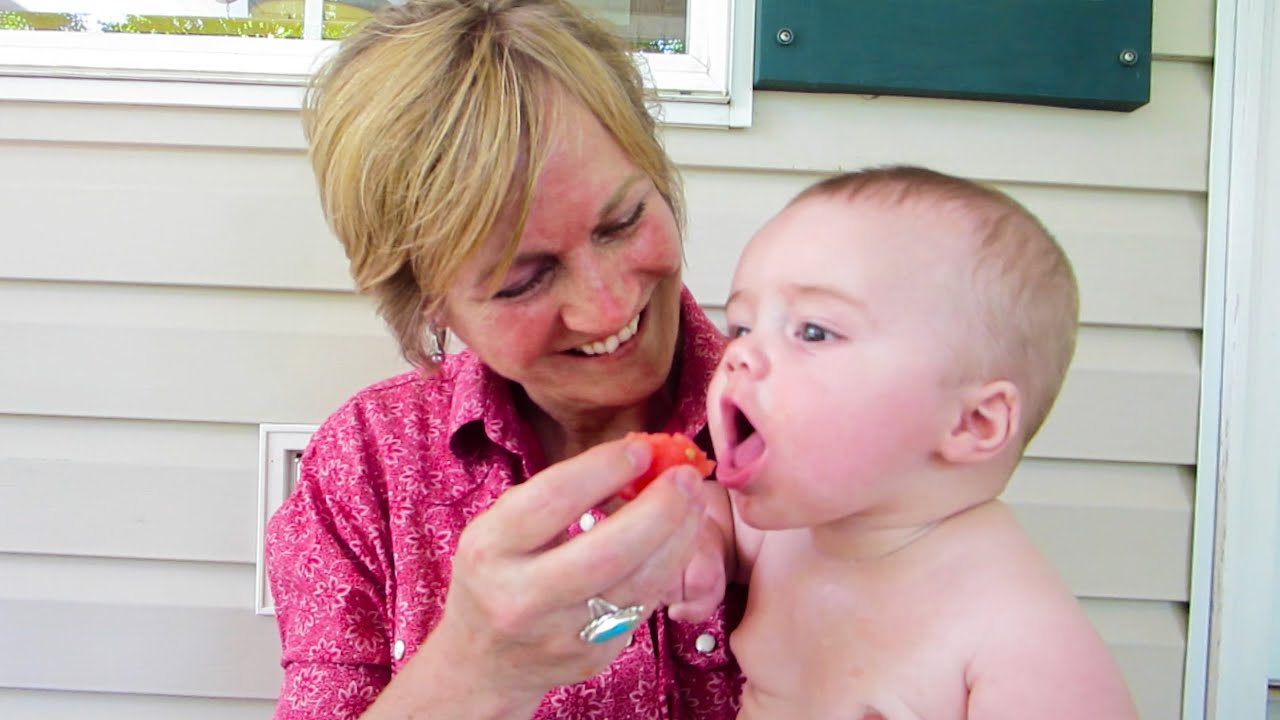 BABY LOVES WATERMELON!!