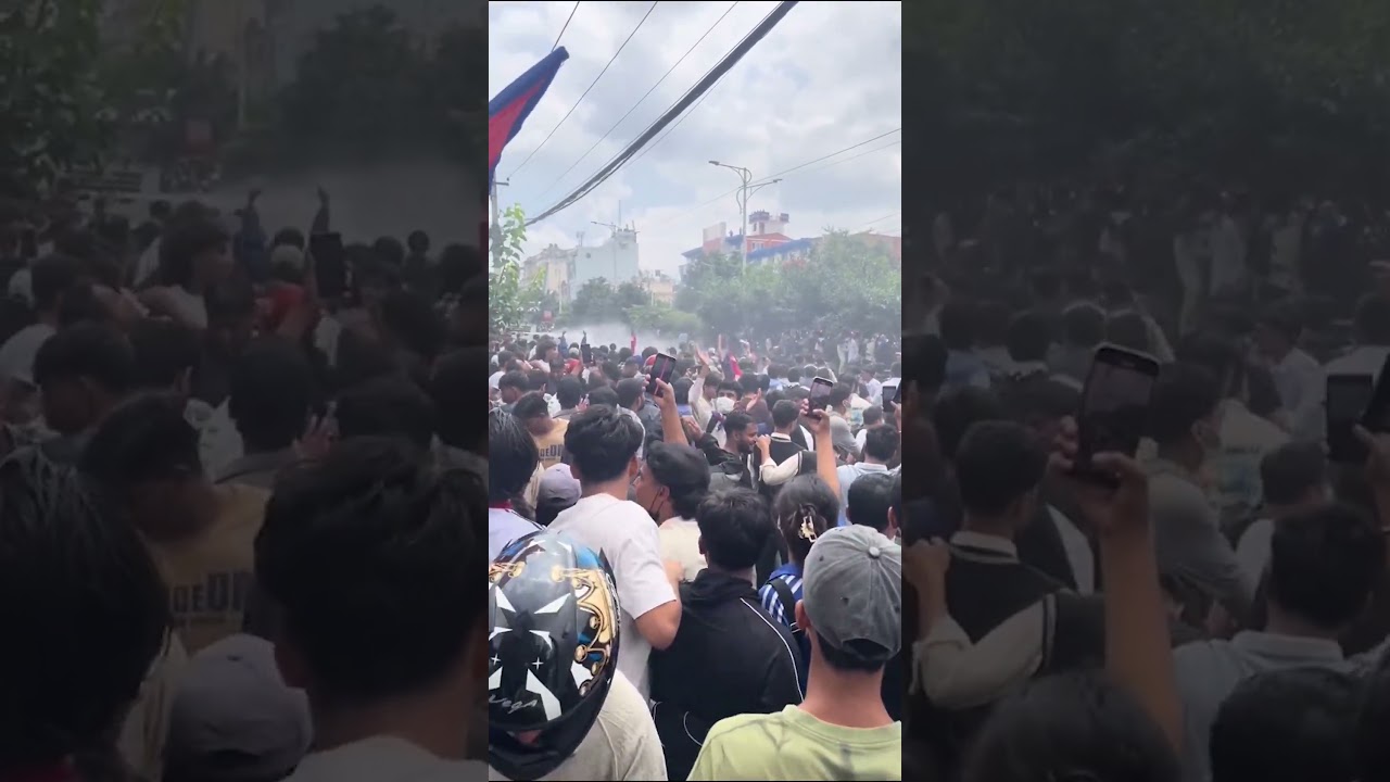 Gen Z Clashes at Parliament, 1 Killed Amid Chaos | NEPAL | THE LIVE #genz #thelive