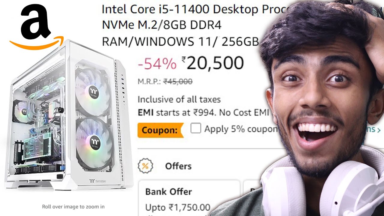20,000/- Rs Super Budget Gaming PC Build!🔥From Amazon - Gaming Build Step By Step 2023