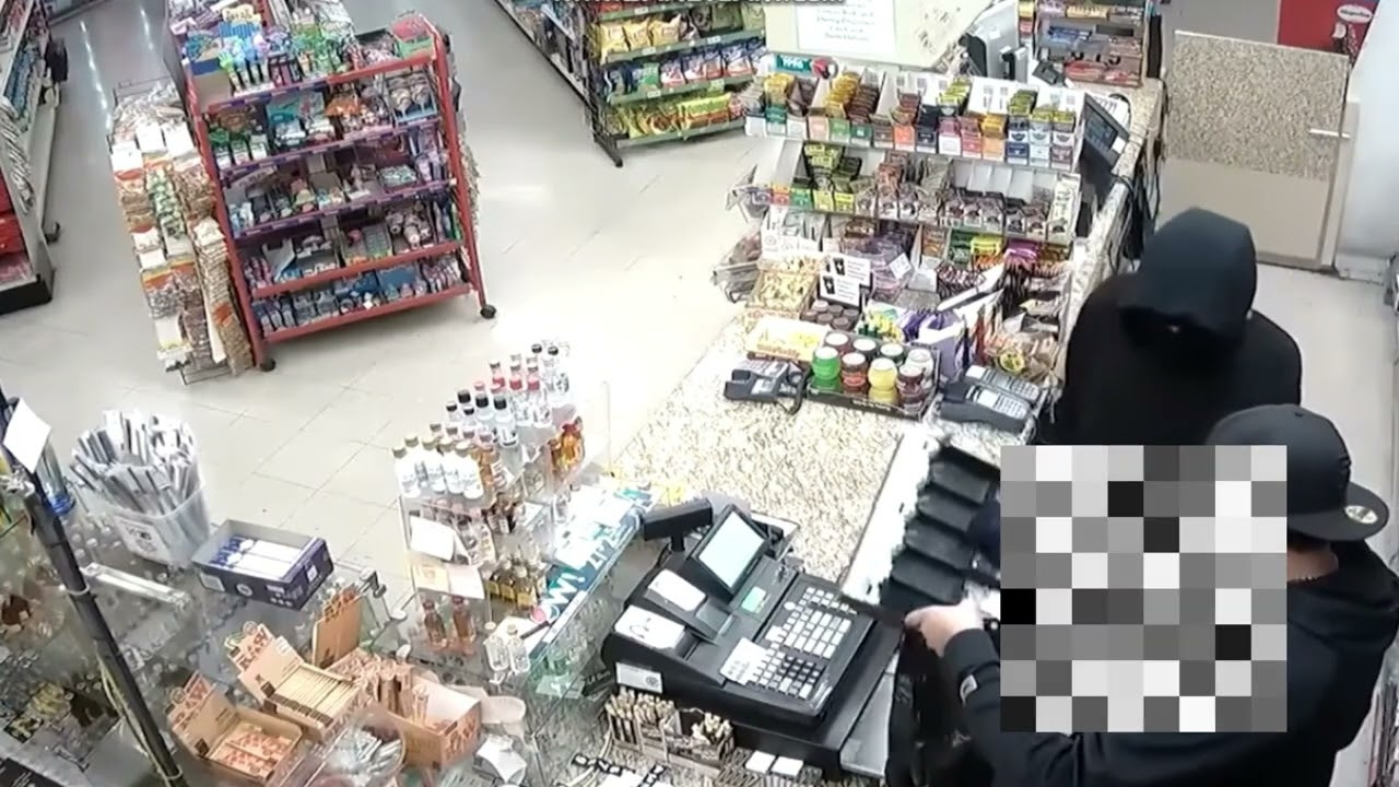Terrifying Robbery Unveiled Caught on Surveillance Camera! 🚨  Real Time Crime Footage