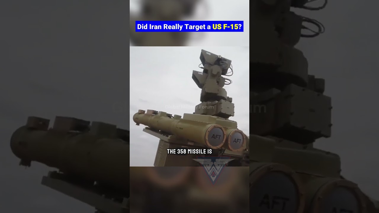 F-15 silhouette targeted by Iranian 358 missile