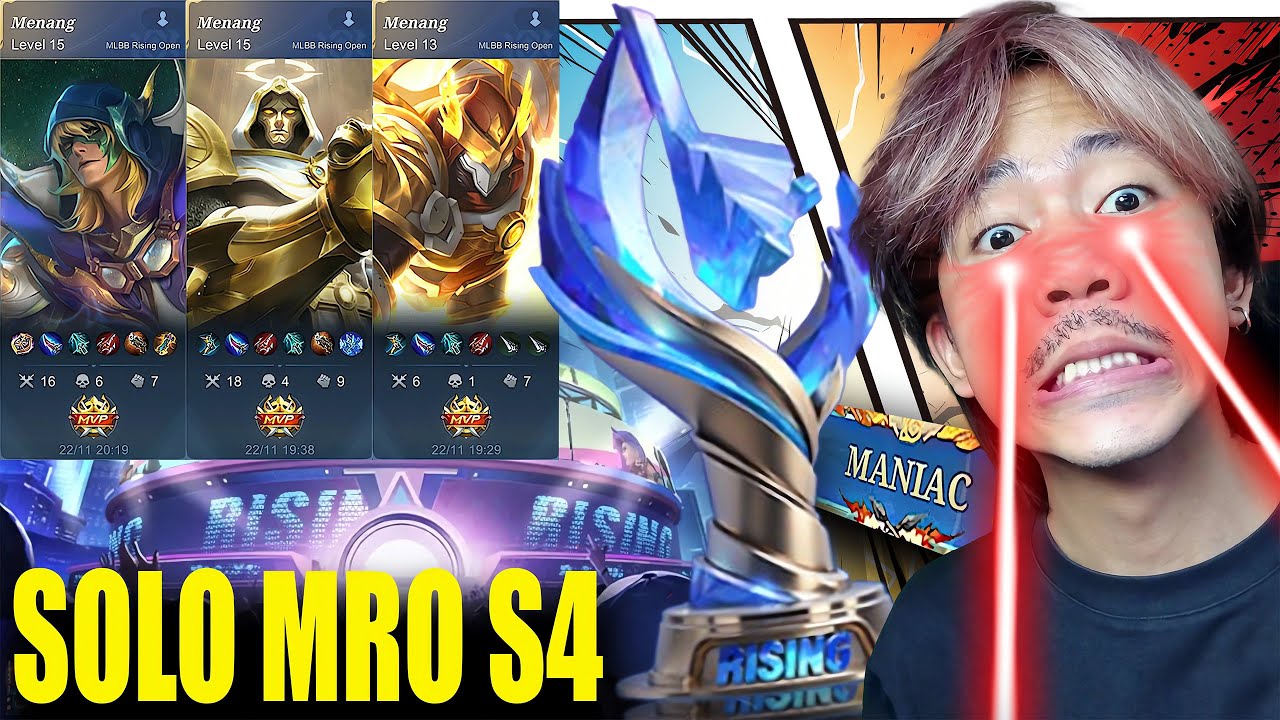 KETIKA MARKOCOP SPAM ALDOUS DI SOLO MLBB RISING OPEN S4 - Mobile legends
