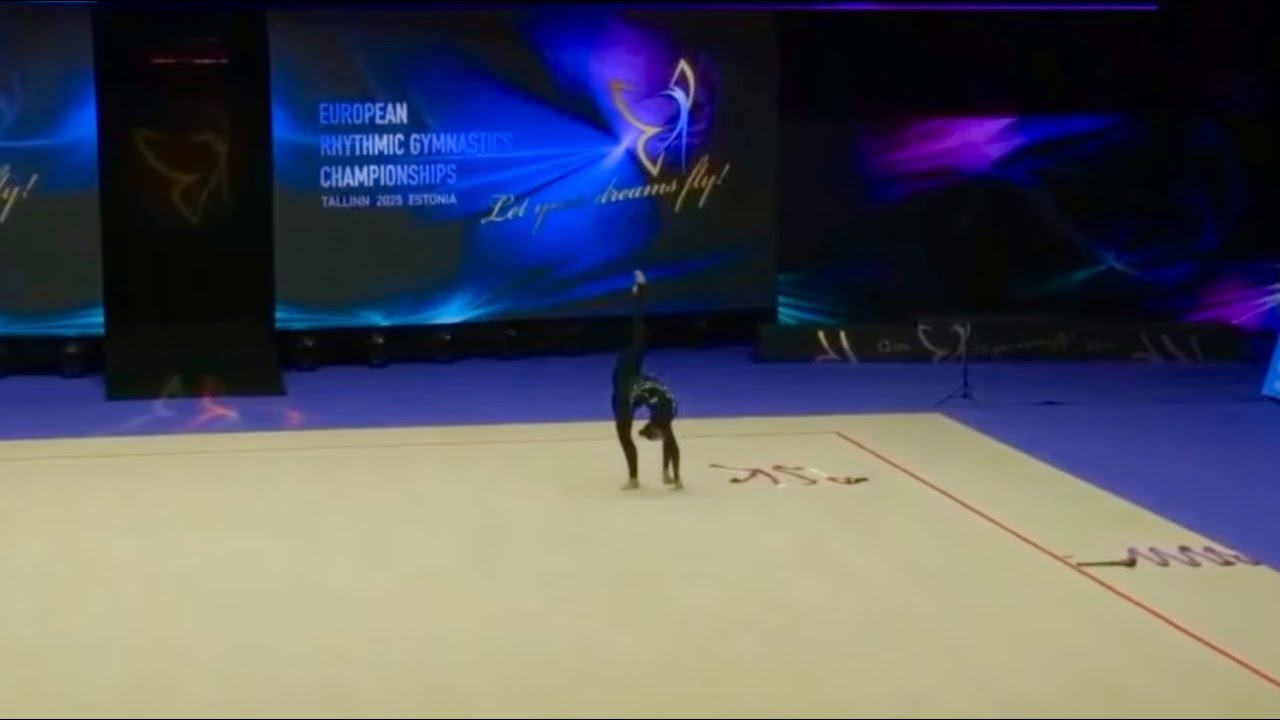 Brigita Krašovec SLO Ribbon - European Championships 2025 Tallinn