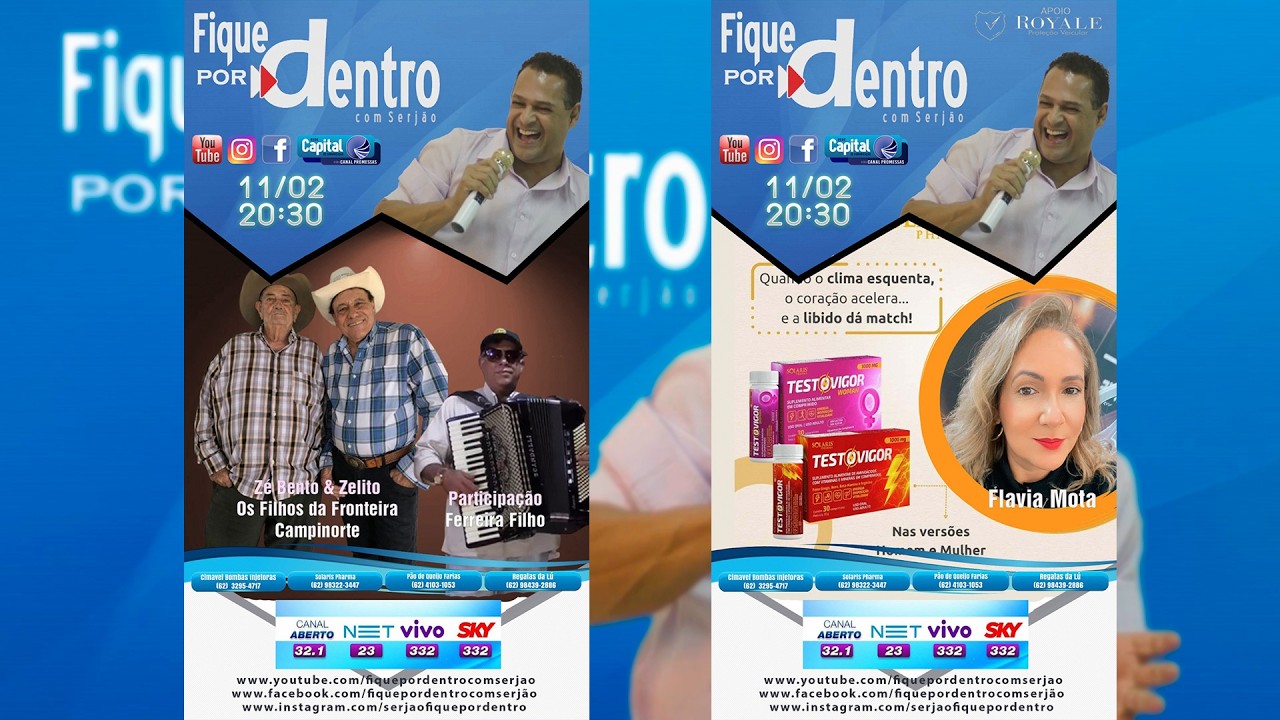 Fique Por Dentro - Participação de Zé Bento e Zelito Part. Ferreira Filho  11/02/2026