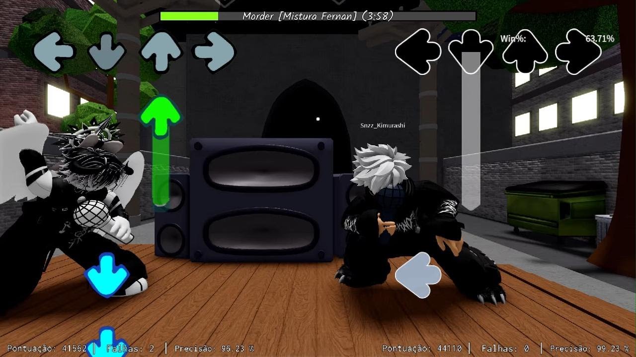 Gameplay Roblox: Mordid [Fernan] - Kium ft. Snozz (Basicamente FNF)