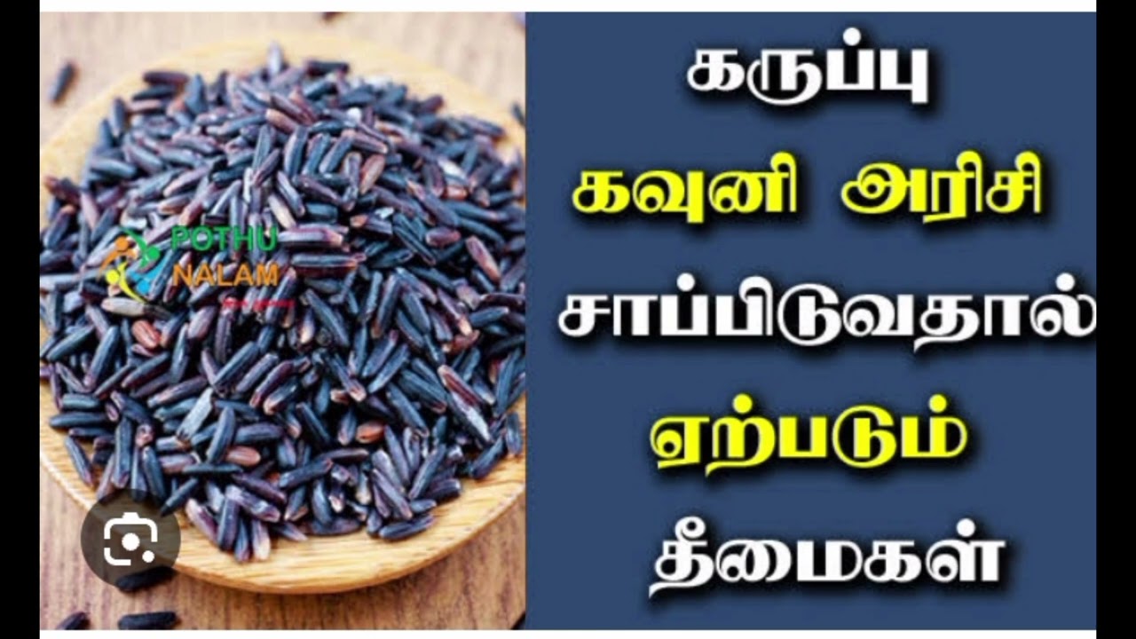 கருப்பு கவுனி அரிசியின் நன்மை தீமைகள்