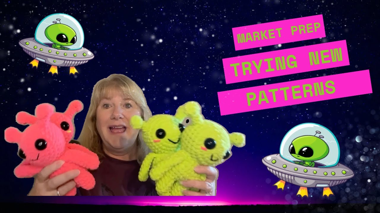 Crochet Market Prep / Trying New Creepy Cute Crochet Patterns for Halloween