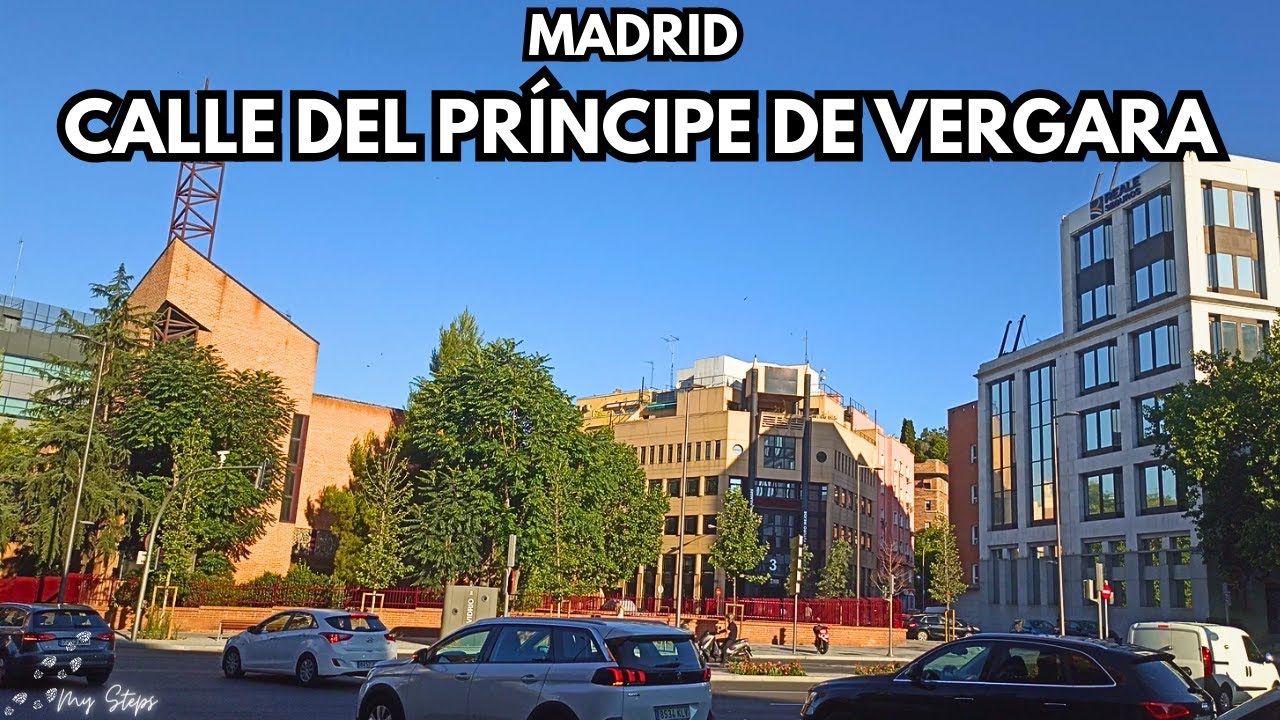Calle del Príncipe de Vergara, Madrid #4kwalk #walkingtour4k #virtualwalk