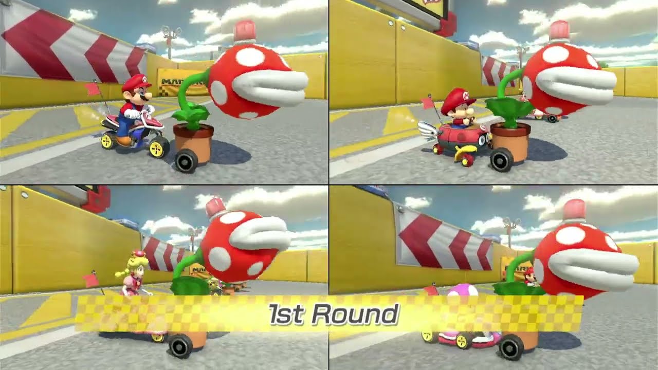 Mario Kart 8 Deluxe: 4 Players, Same Team in Renegade Round-Up