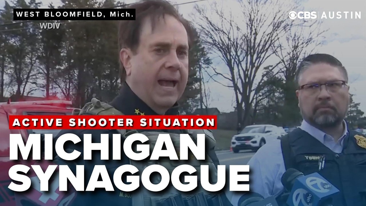 Gunshots fired at MICHIGAN SYNAGOGUE as FBI responds to active shooter threat