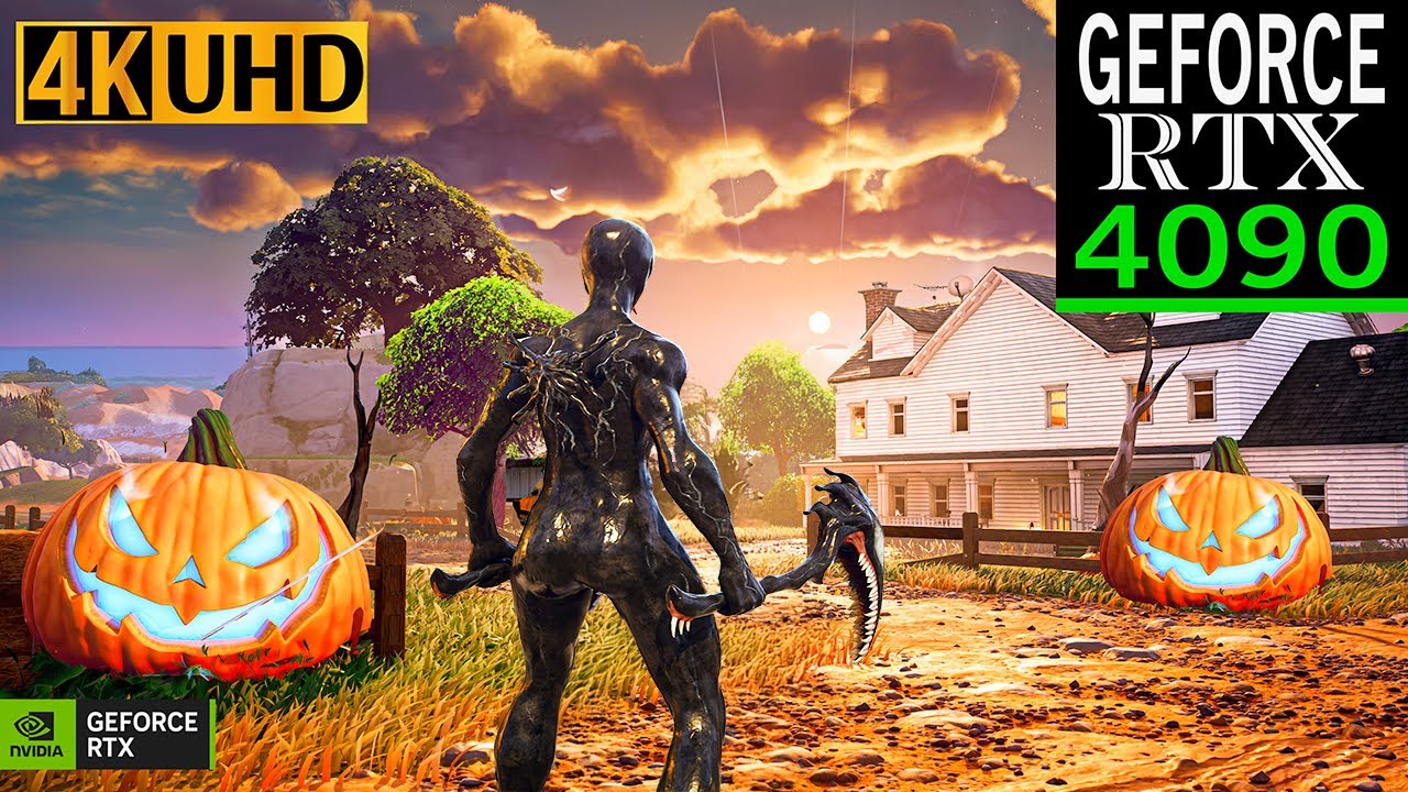 Fortnite She-Venom Skin Gameplay | RTX 4090 4K Max Graphics |  RTX ON Fortnitemares #2 #fortnite