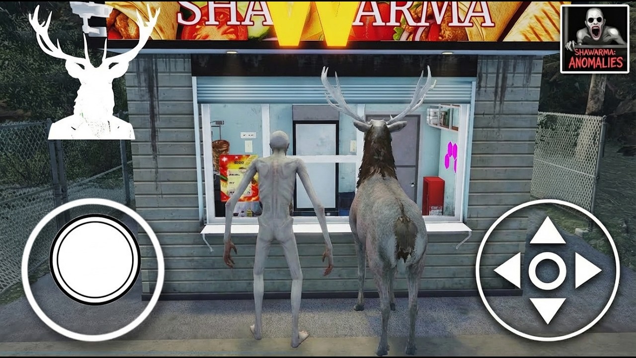 What if I BECOME  DEER Demon, Scp 096!? Scary Shawarma Kiosk: the ANOMALY | Roblox
