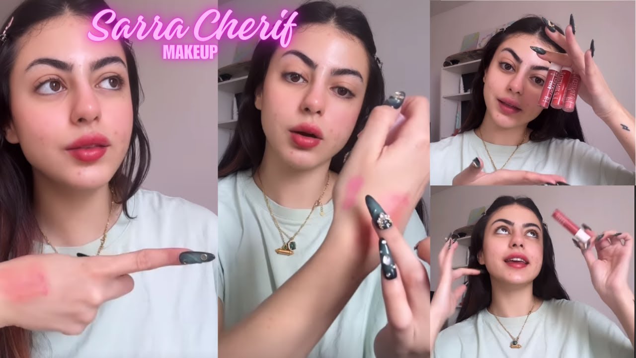 ميكب تتوريال مكياج خفيف للمناسبات سارة الشريف ميكب خفيف للمبتدئين Sarra Cherif ميك اب خفيف للمناسبات