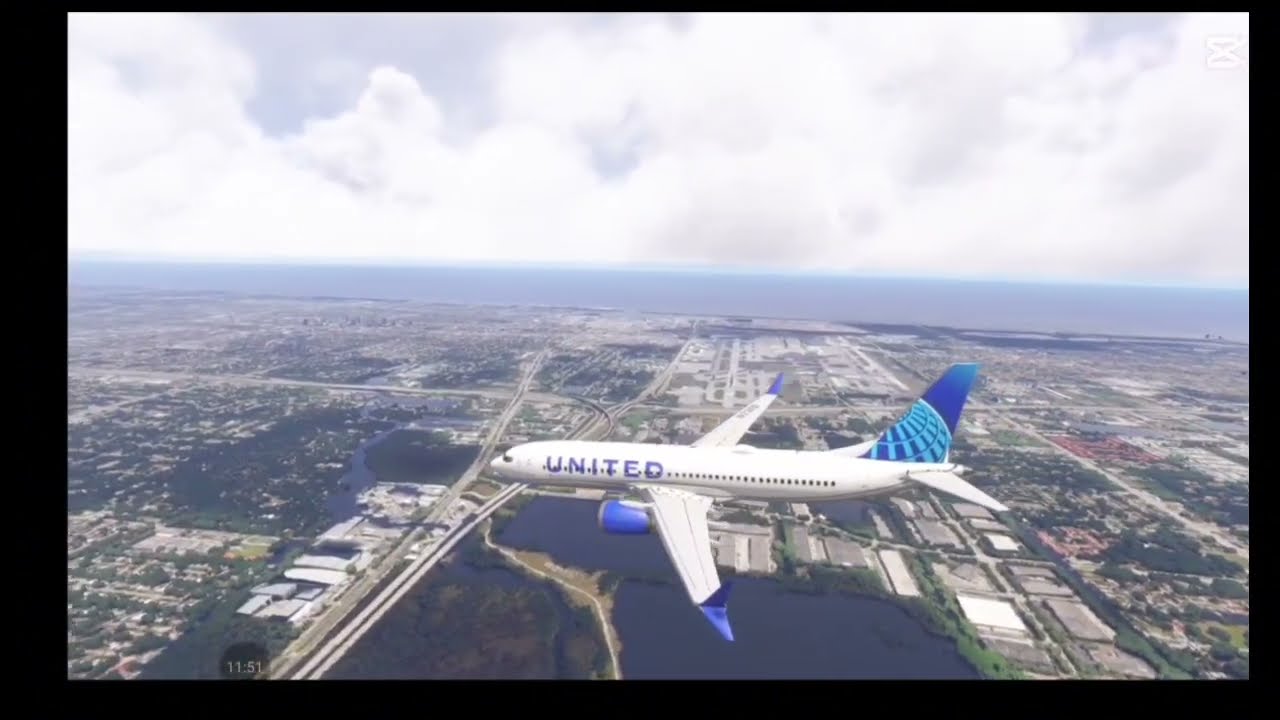 DEPARTURE FROM ( FLL )MICROSOFT FLIGHT SIMULATOR2024 CLOUD GAMING 