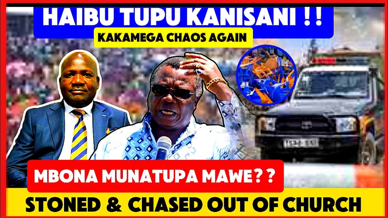 GOONS ORGANISERS ALMOST KILLED IN CHURCH BY ANGRY SIFUNA SUPPORTERS AS MATIANG'I CONFRONT RUTO!
