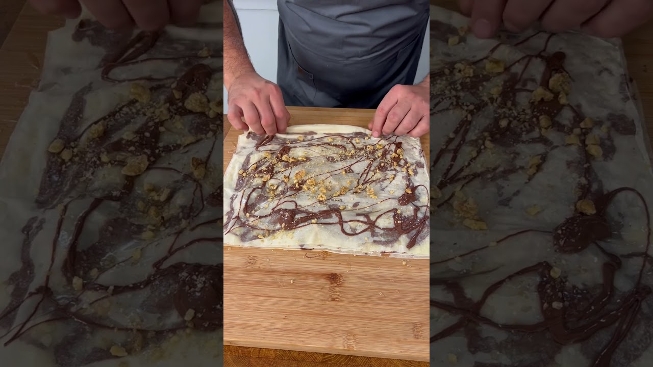 Рулет из теста фило