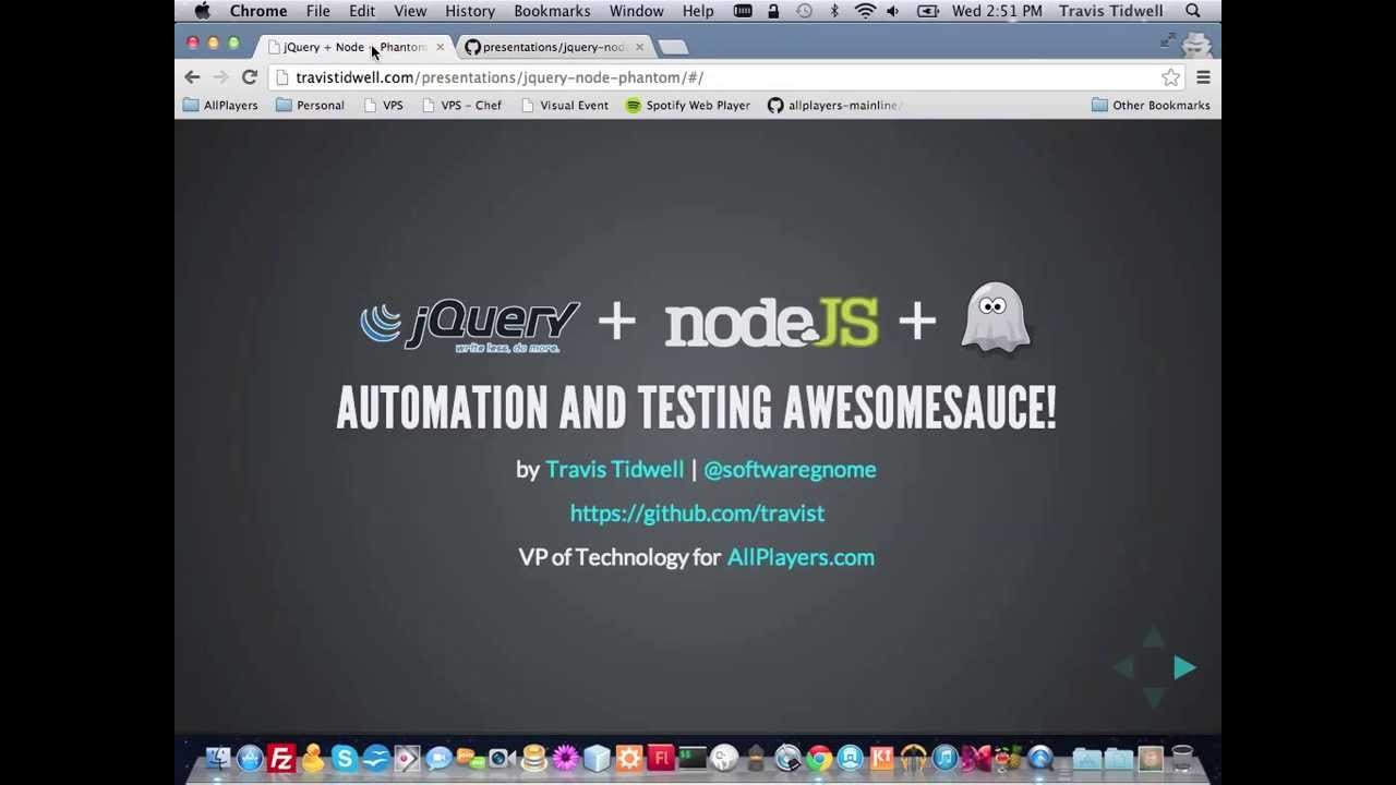 jQuery + Node.js + Phantom.js = Automation Awesomesauce!