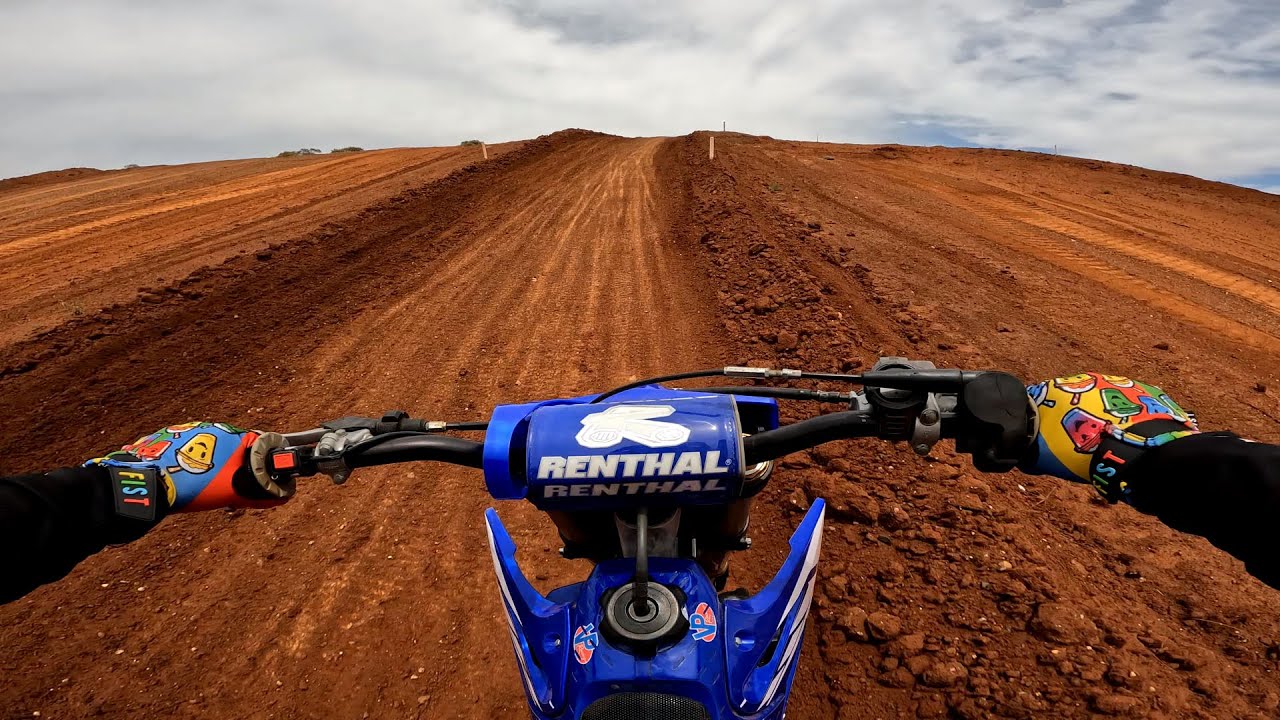 125 AT RIDE PARK VIC | Big Jumps, High Speeds | Raw Gopro