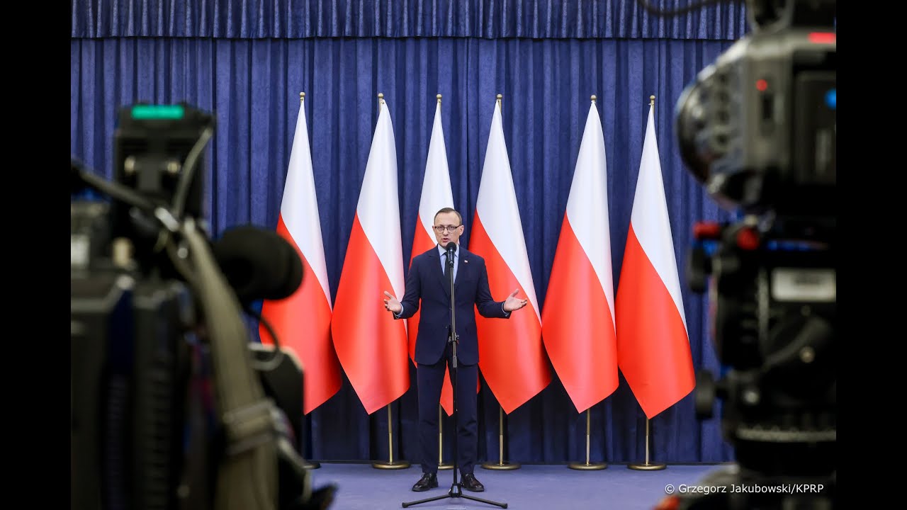 Briefing Rzecznika Prezydenta RP Rafała Leśkiewicza