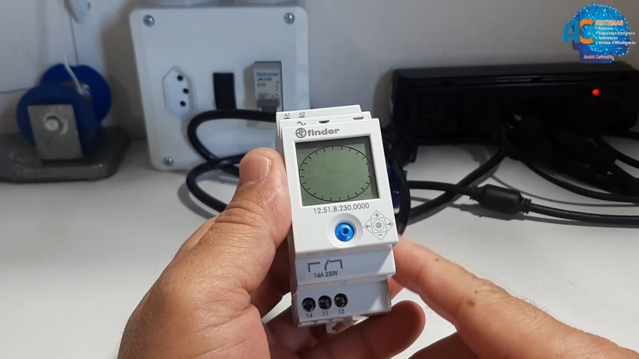 Conserto Interruptor  horário Finder 12.51