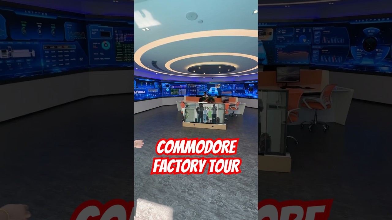 Commodore PCBWay Factory Tour #commodore #retro #gaming