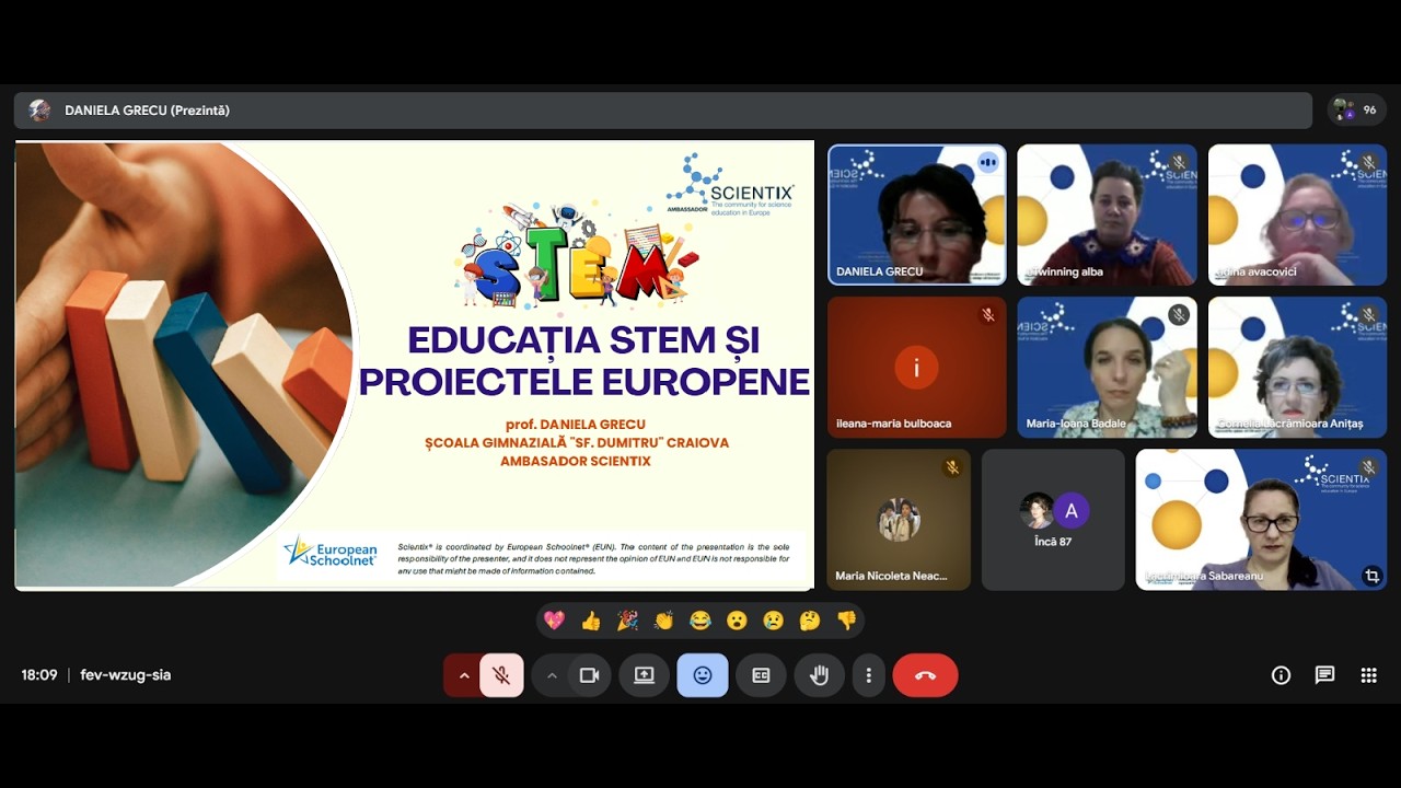 Webinar „Inovație în educația STEM”