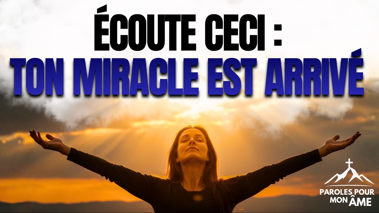 PRIÈRE POUR LE MIRACLE URGENT : Ce qui est bloqué va se débloquer maintenant ! 🔓