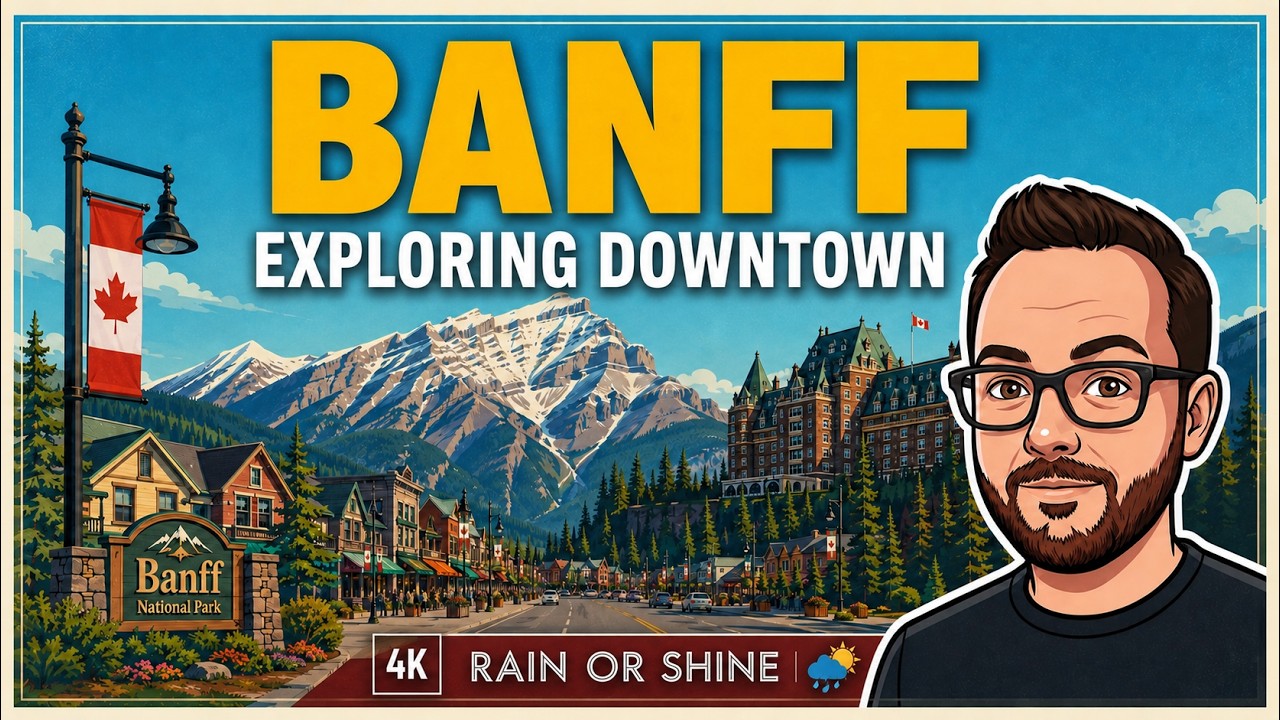 A Scenic Walk Through Downtown Banff