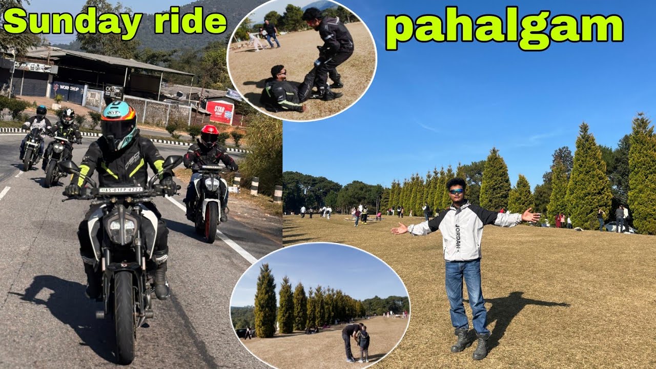 Sunday ride go to lum 'er pyngngad mini pahalgam shilong 