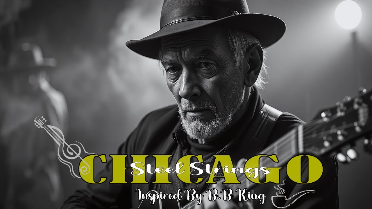 Old Soul Chicago Blues | Slow Guitar Vibes – Steel Strings Chicago