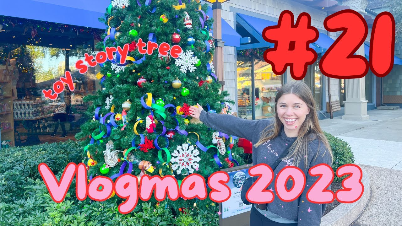 DAY 21 - Christmas Tree Stroll | Vlogmas 2023 | Knitty Natty