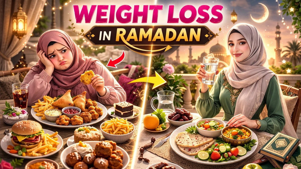 8 Simple & Realistic Tips for Weight Loss in Ramadan | Lose Weight While Staying Healthy