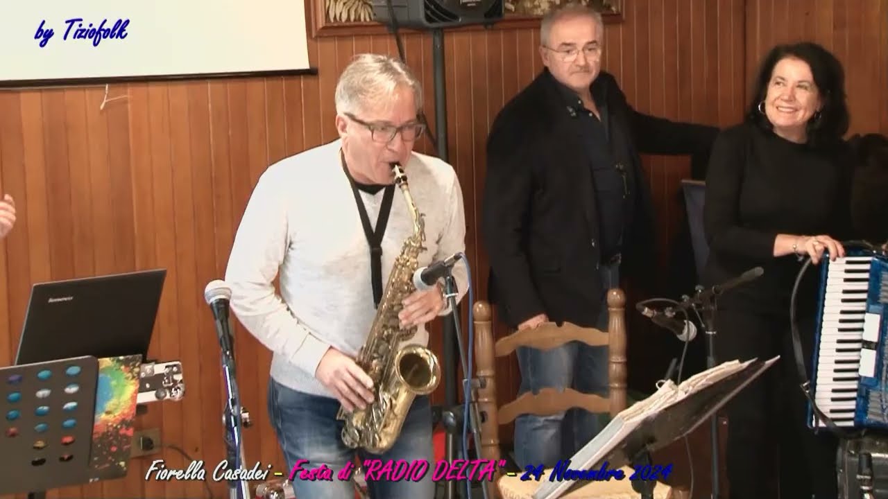 WILMA polka di Casadei eseguita da GABRIELE CAVALLI alla Festa di DELTA RADIO della mitica FIORELLA