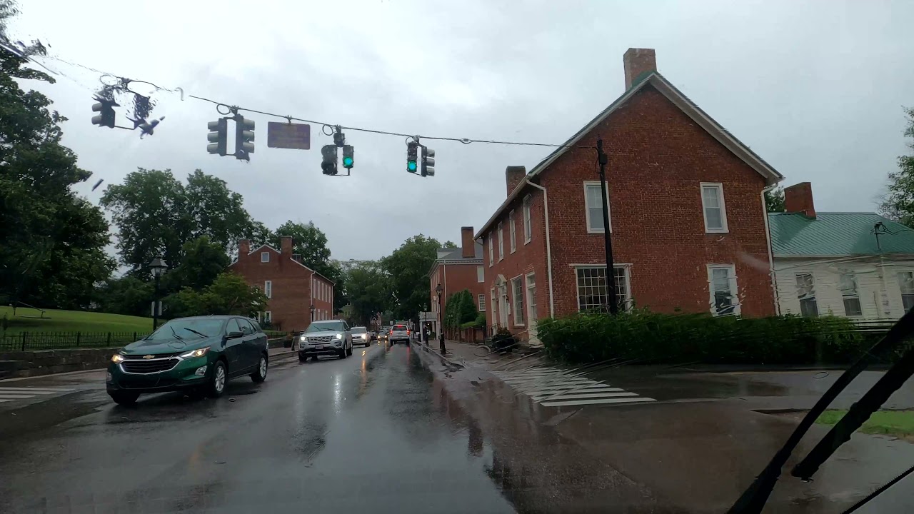 Rainy Day Drive Rogersville, Tennessee 4K Video