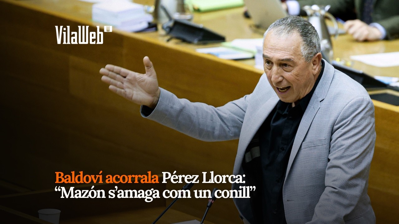 Baldoví acorrala Pérez Llorca: 