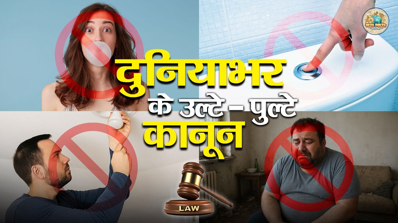 दुनियाभर के उल्टे-पुल्टे कानून || Shocking Country Laws || Facts || Ajab Gajab Kanoon || Ulta Pulta