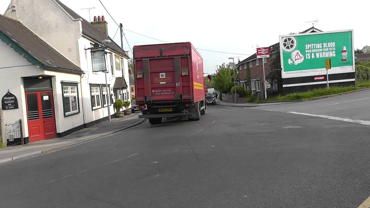 The Queen's mail passes Wareham station 21st May 2012.