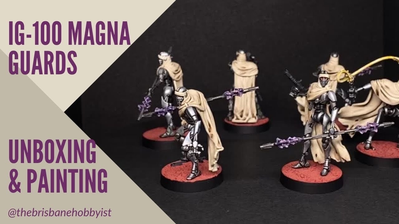 IG-100 Magnaguards: unboxing and painting tutorial