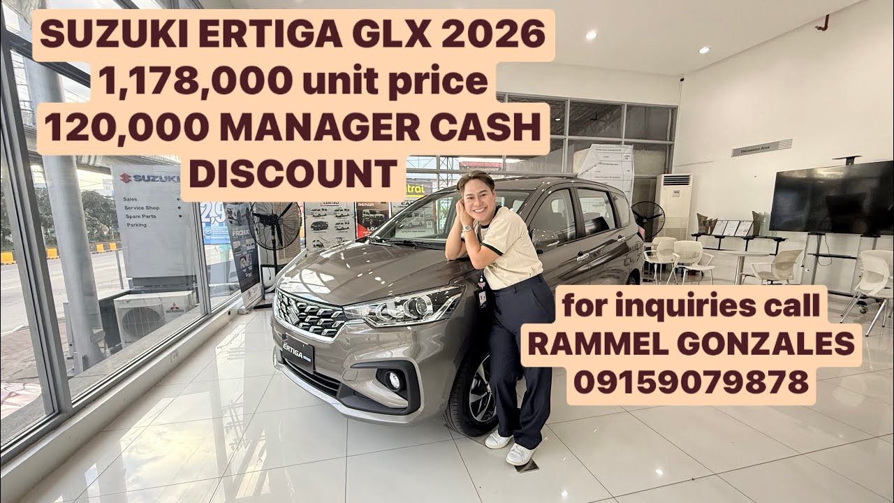 Panghanap buhay, pang araw araw na gamit SUZUKI ERTIGA GLX HYBRID 2026 ay dapat mo bilhin. #ertiga