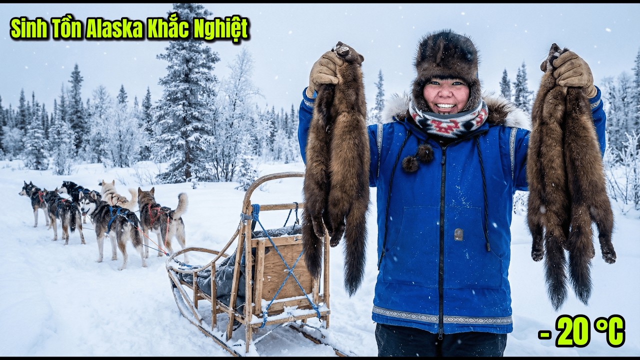 SinhTồn Alaska -Thổ D&acirc;n Bản Địa Săn Tuần Lộc Bẫy Chồn Lấy L&ocirc;ng