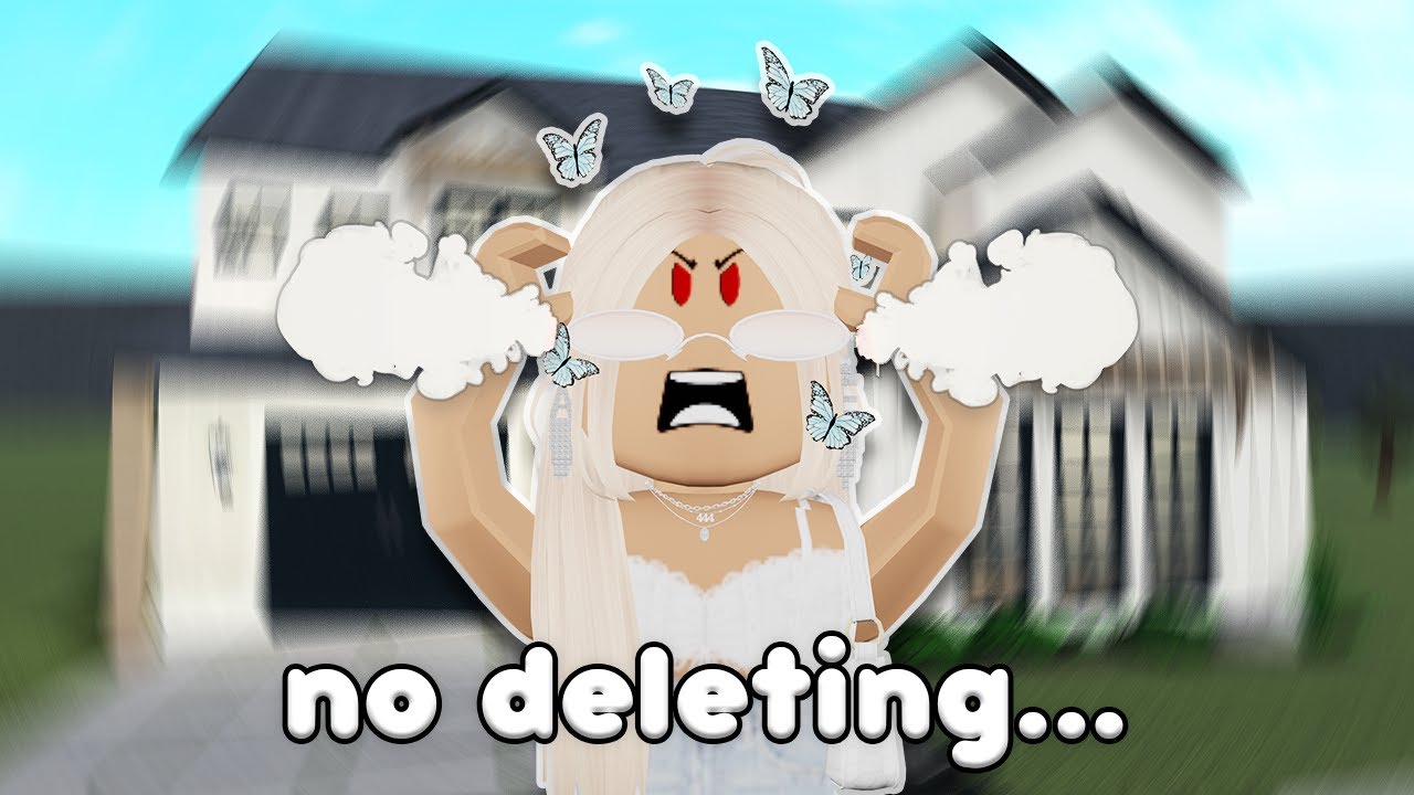 строю ДЕТАЛЬНЫЙ дом, НО НЕ МОГУ УДАЛИТЬ? вниз по склону быстро... | ROBLOX Bloxburg