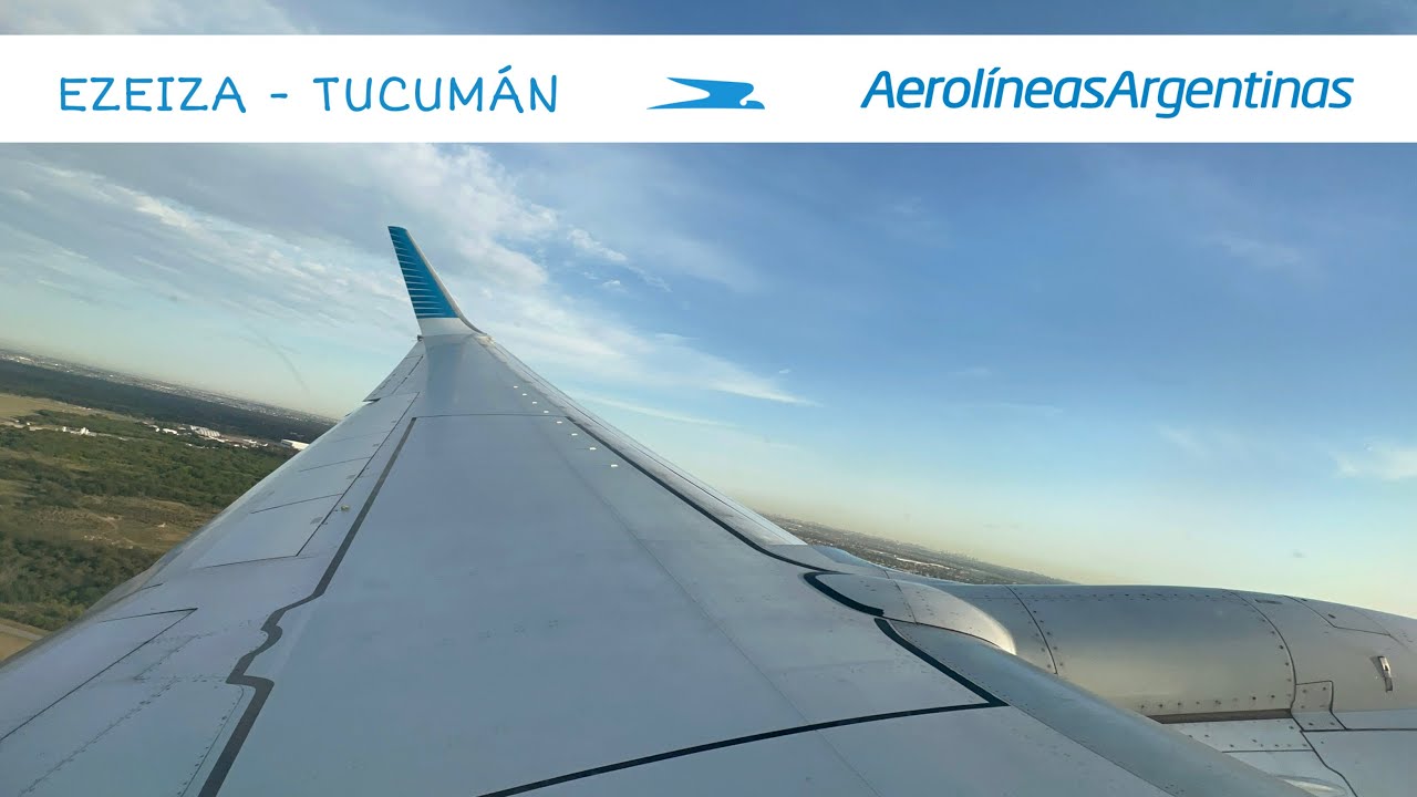 Vuelo Ezeiza - Tucumán | Aerolíneas Argentinas | Boeing 737-800