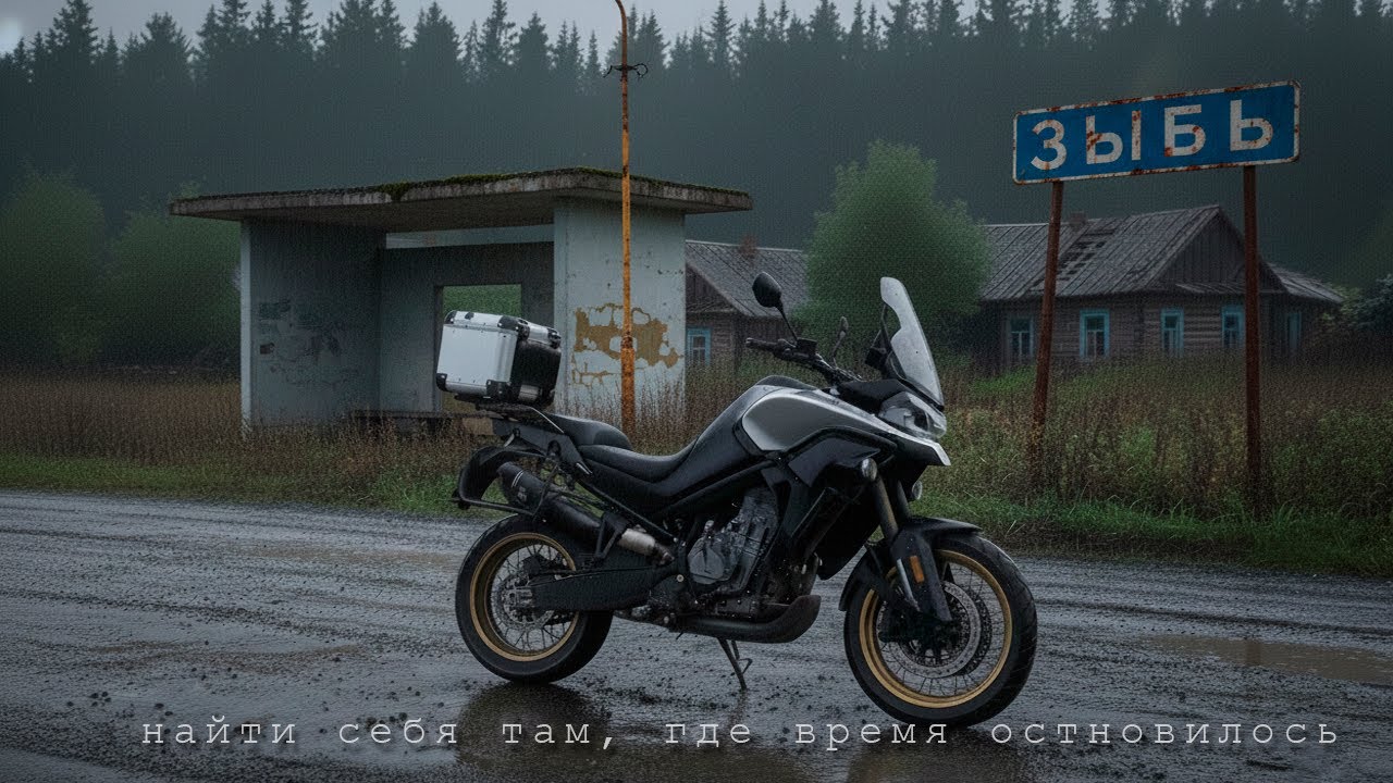 ЗЫБЬ | Фильм об одиночном мотопутешествии на запад Ленинградской области | CFMOTO 800MT